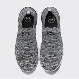 APL TechLoom Wave Women’s Running Sneaker Gray Black White Heathered